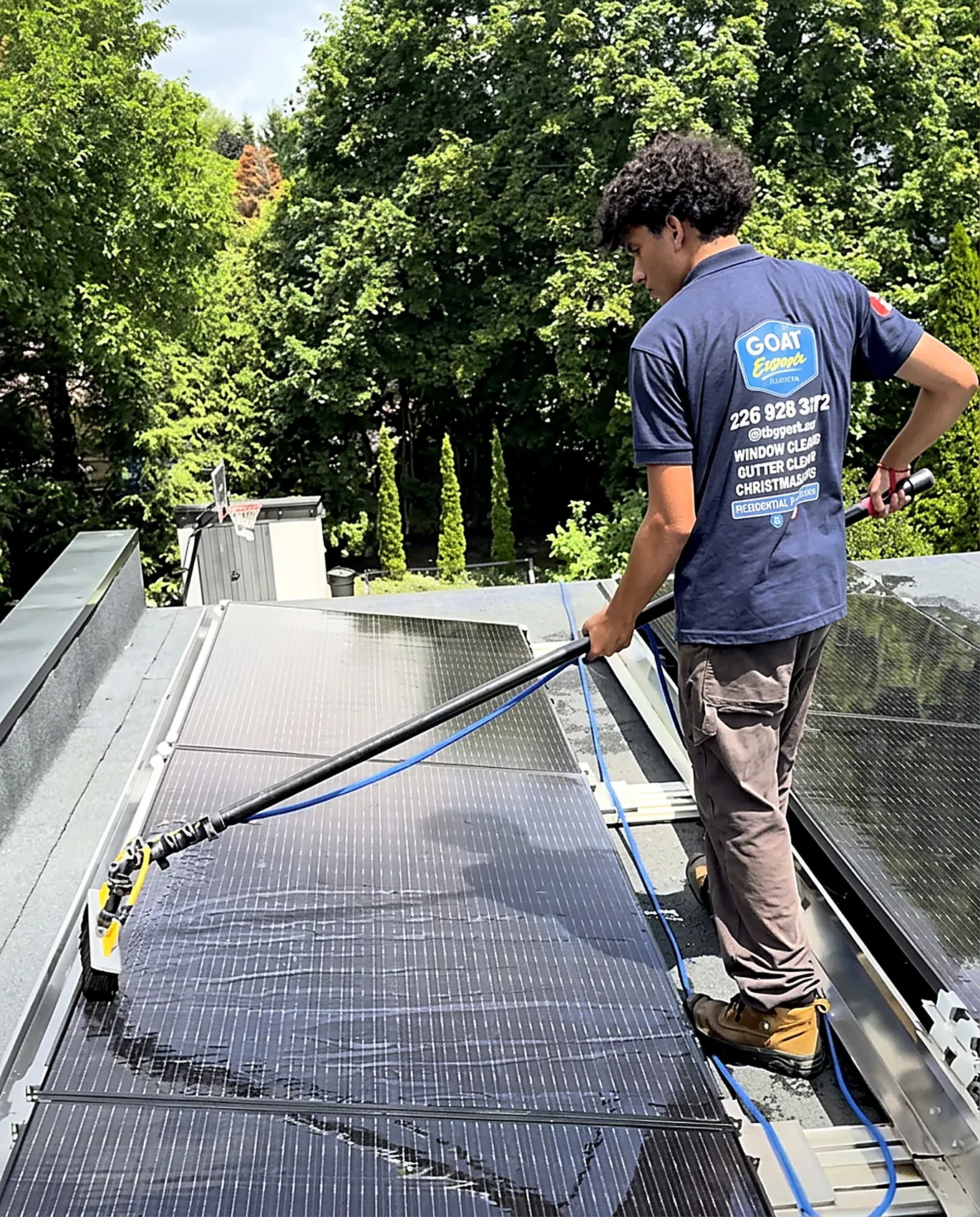 Solar Panel Cleaning in London, Ontario